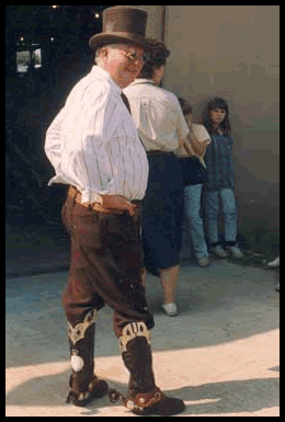 Maxie Wearing Spurs